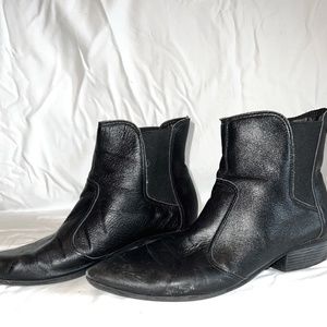 Black ankle boots